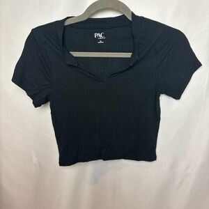 🖤pacsun ribbed black top